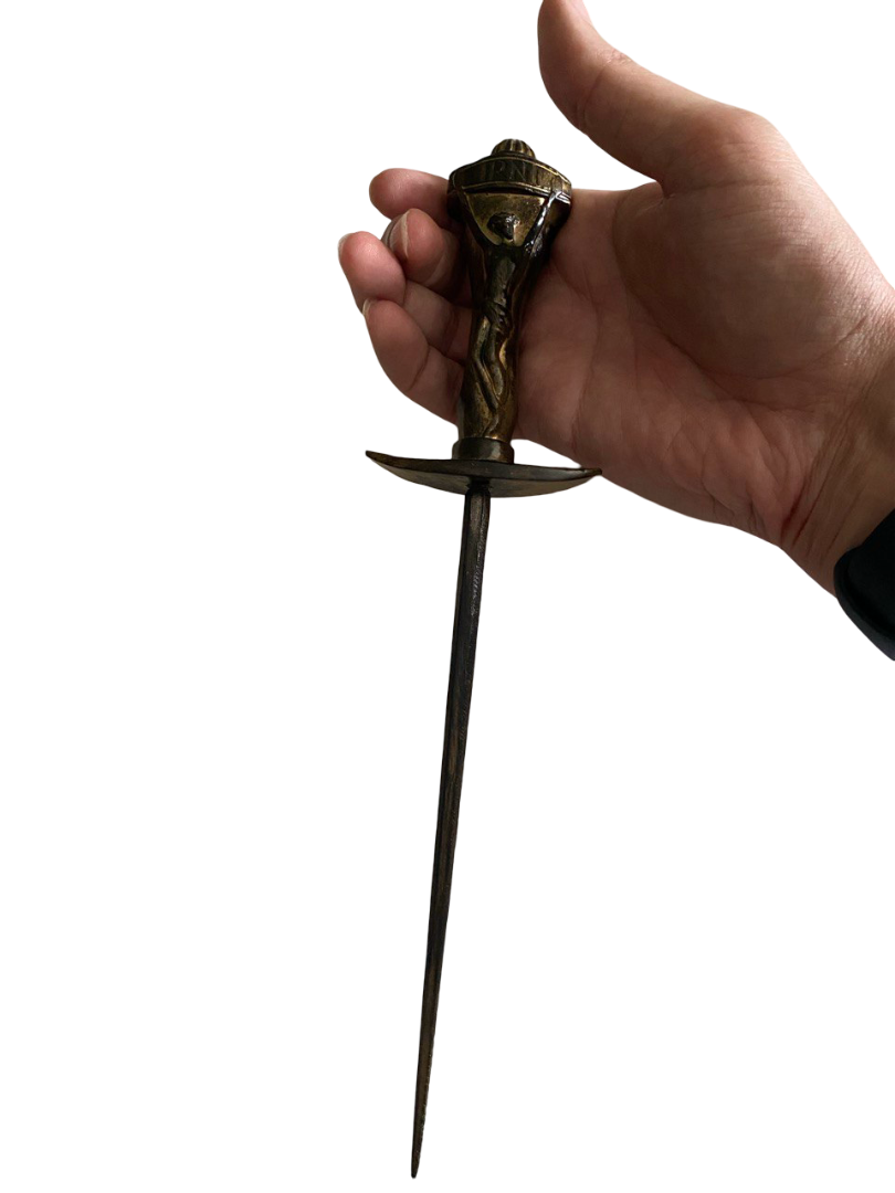 Front view of Dagger of Megiddo replica