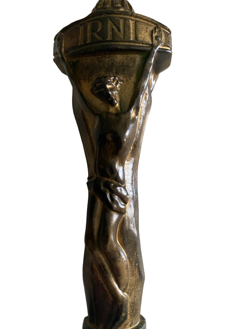 Dagger displayed on gothic altar prop